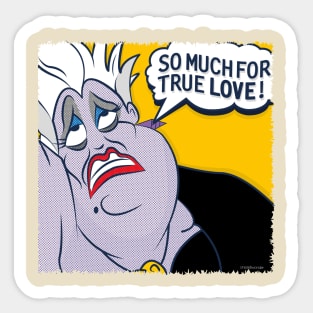 So Much For True Love Sticker